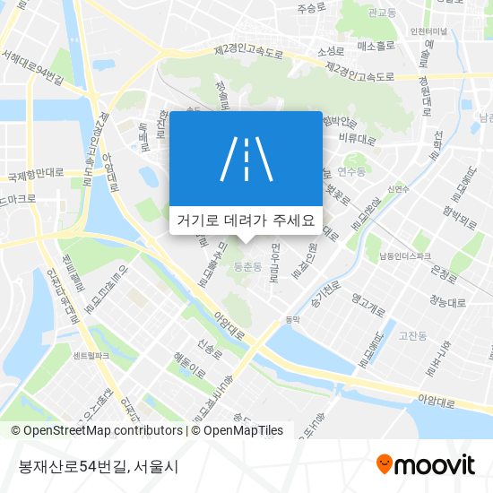 봉재산로54번길 지도