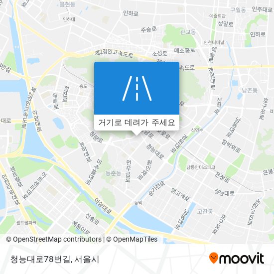 청능대로78번길 지도