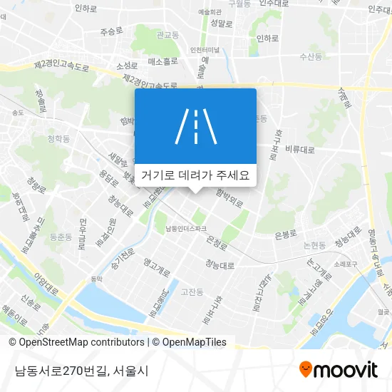 남동서로270번길 지도
