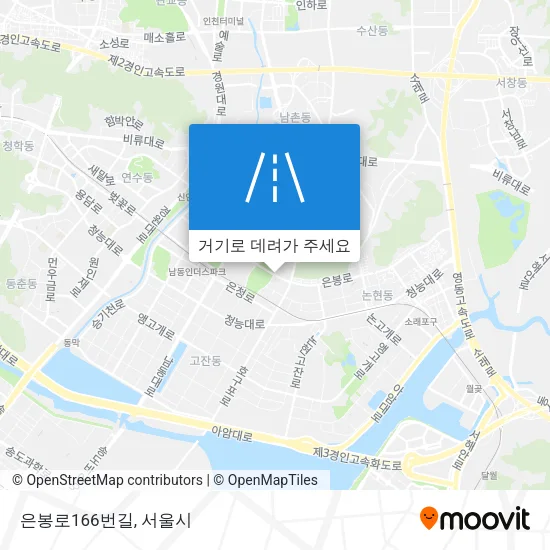 은봉로166번길 지도