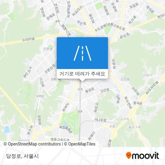 당정로 지도
