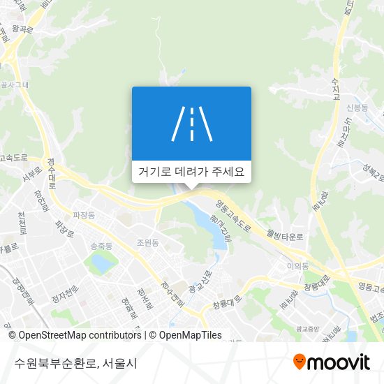수원북부순환로 지도