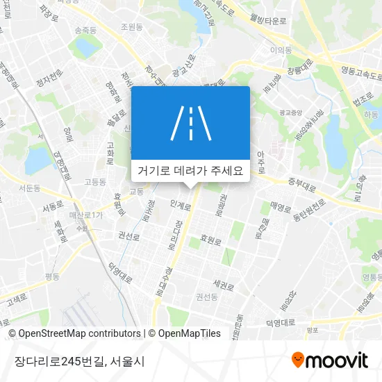 장다리로245번길 지도