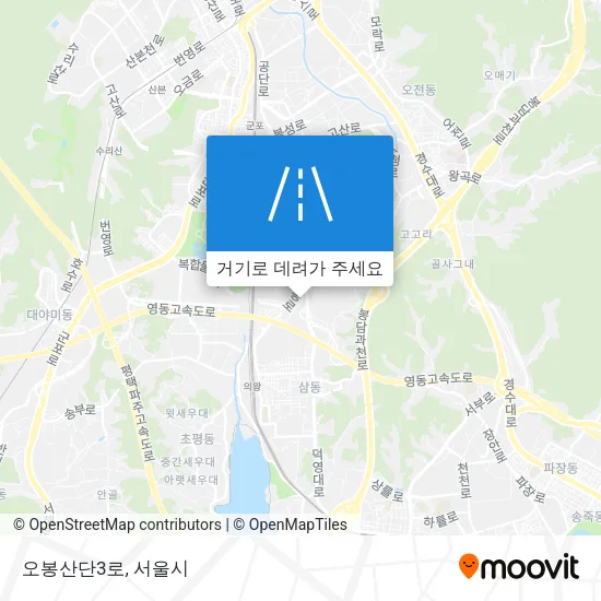오봉산단3로 지도