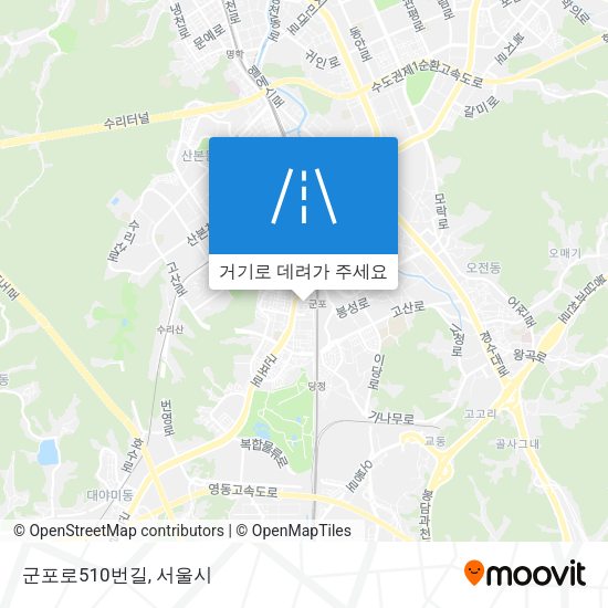 군포로510번길 지도