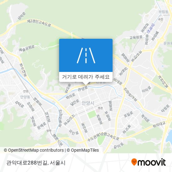 관악대로288번길 지도