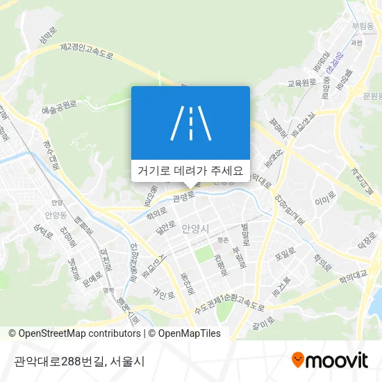 관악대로288번길 지도