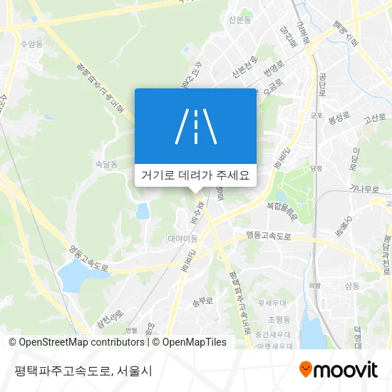 평택파주고속도로 지도