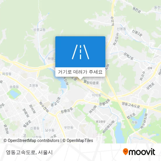 영동고속도로 지도
