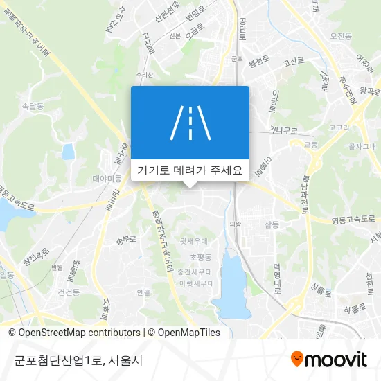 군포첨단산업1로 지도