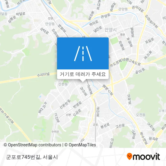 군포로745번길 지도