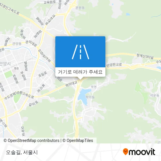 오솔길 지도