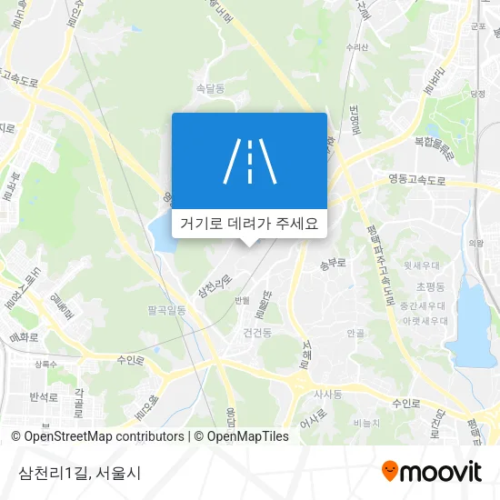 삼천리1길 지도