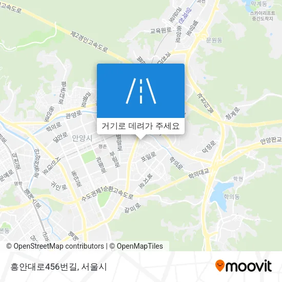 흥안대로456번길 지도