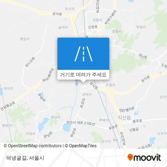 덕녕굴길 지도