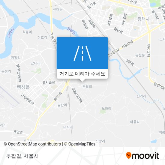 추팔길 지도