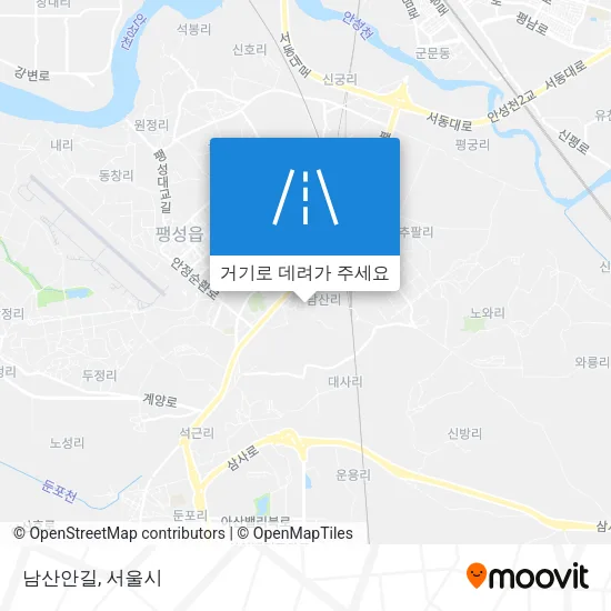 남산안길 지도