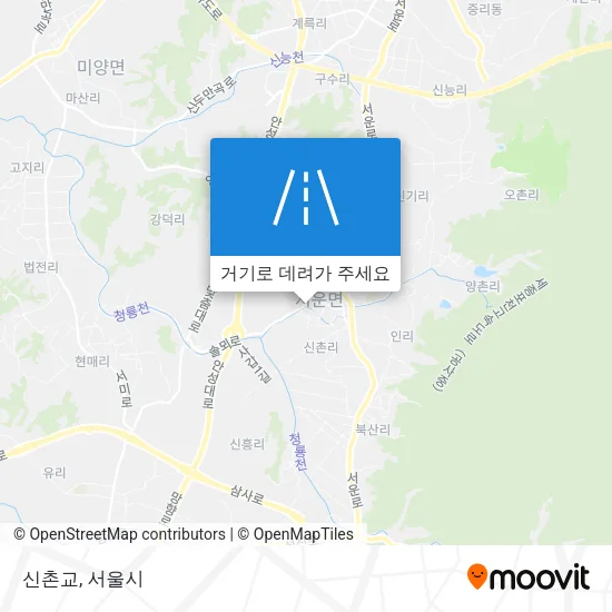 신촌교 지도
