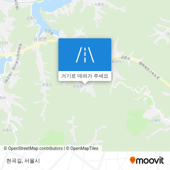 현곡길 지도