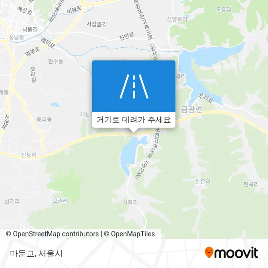 마둔교 지도