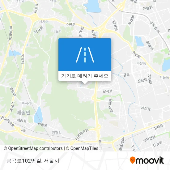 금곡로102번길 지도