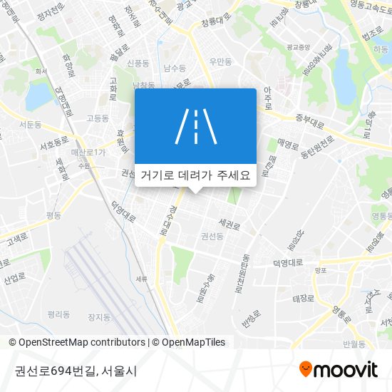 권선로694번길 지도