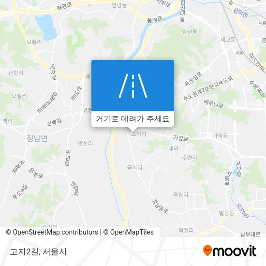 고지2길 지도