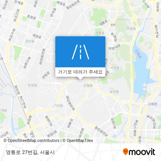 영통로 27번길 지도