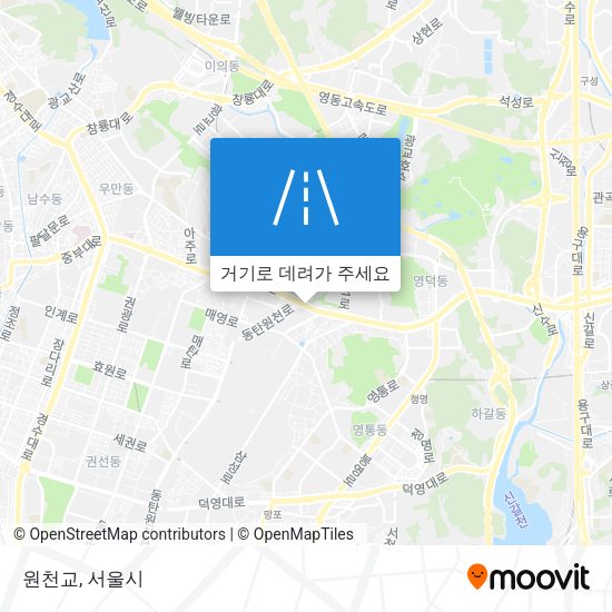 원천교 지도