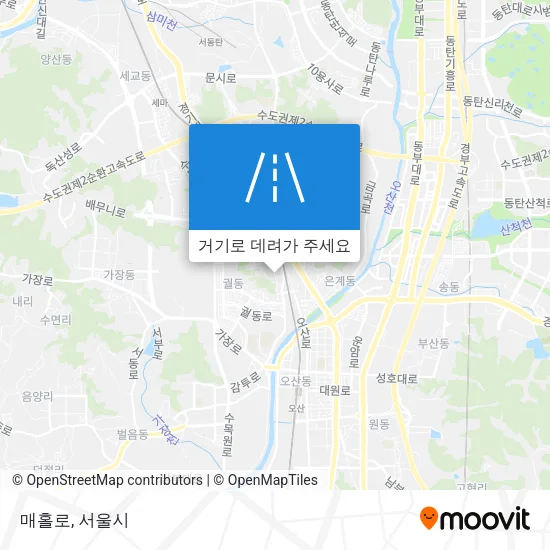 매홀로 지도