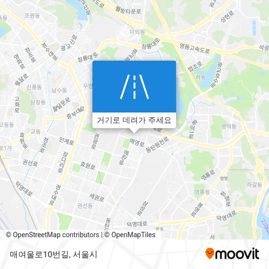 매여울로10번길 지도