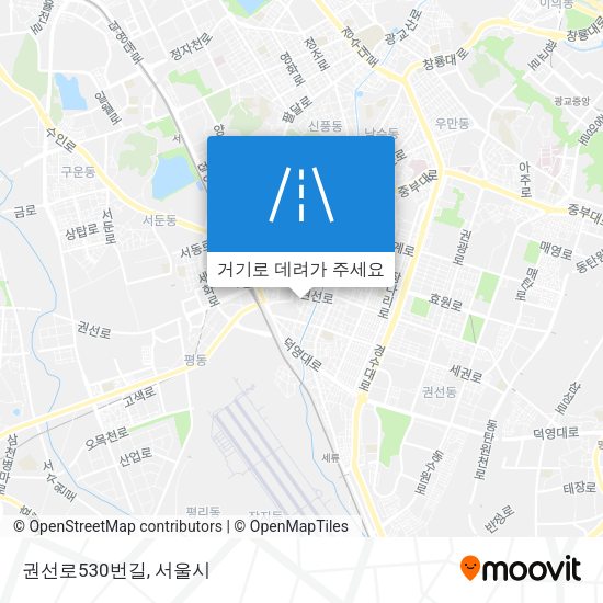 권선로530번길 지도