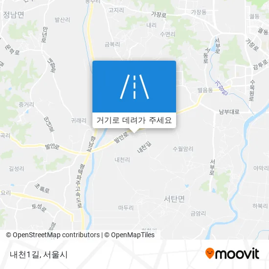 내천1길 지도