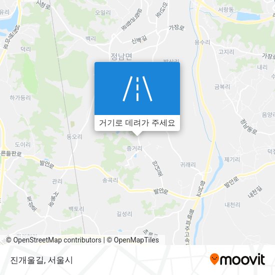 진개울길 지도