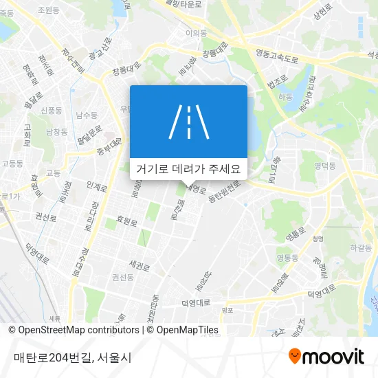 매탄로204번길 지도