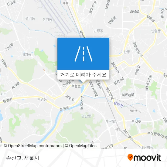 송산교 지도