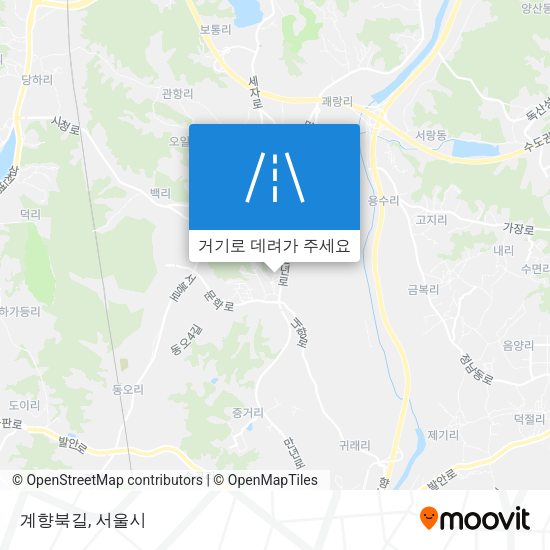 계향북길 지도