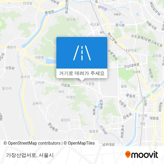 가장산업서로 지도