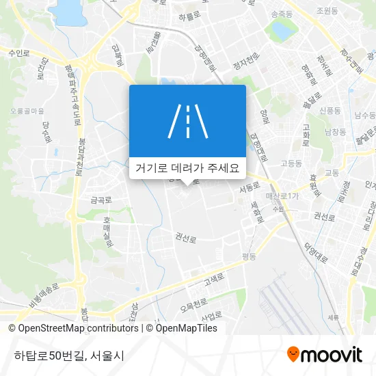 하탑로50번길 지도