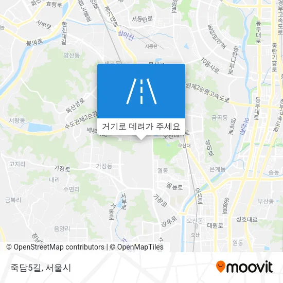 죽담5길 지도