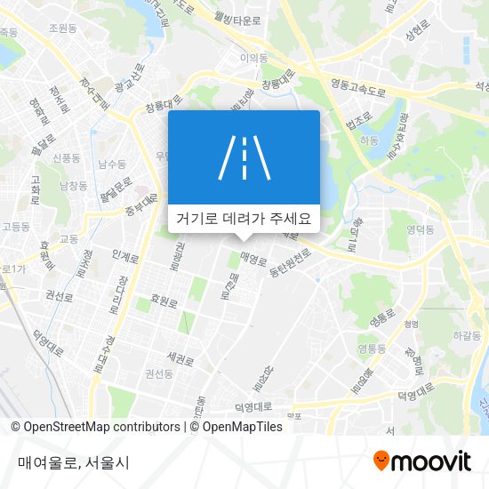 매여울로 지도