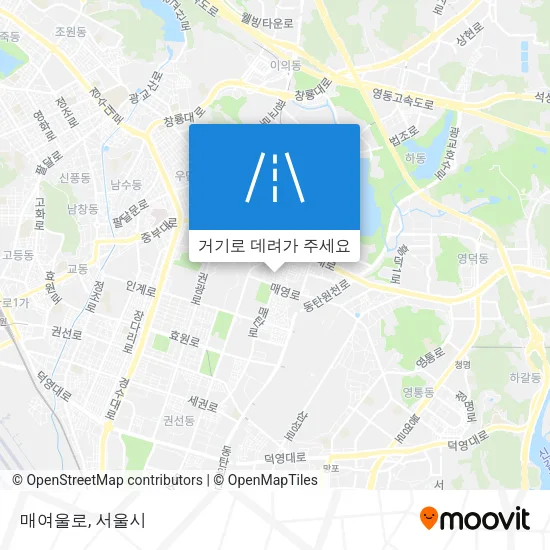 매여울로 지도