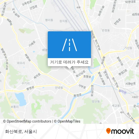 화산북로 지도