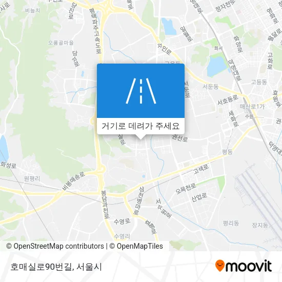 호매실로90번길 지도
