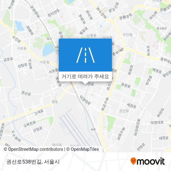 권선로538번길 지도