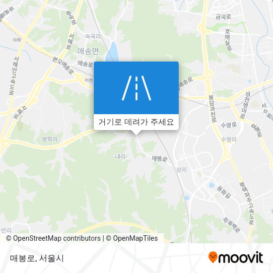 매봉로 지도