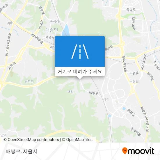 매봉로 지도