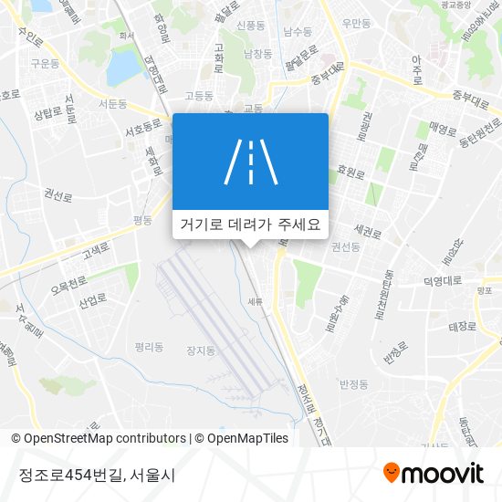 정조로454번길 지도