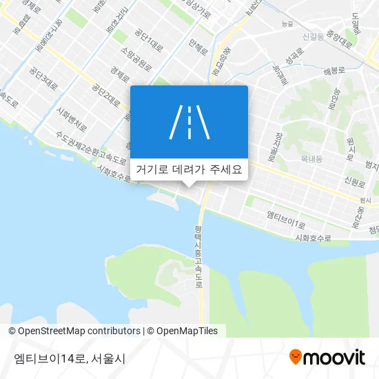 엠티브이14로 지도