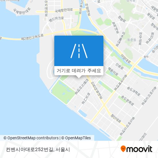 컨벤시아대로252번길 지도